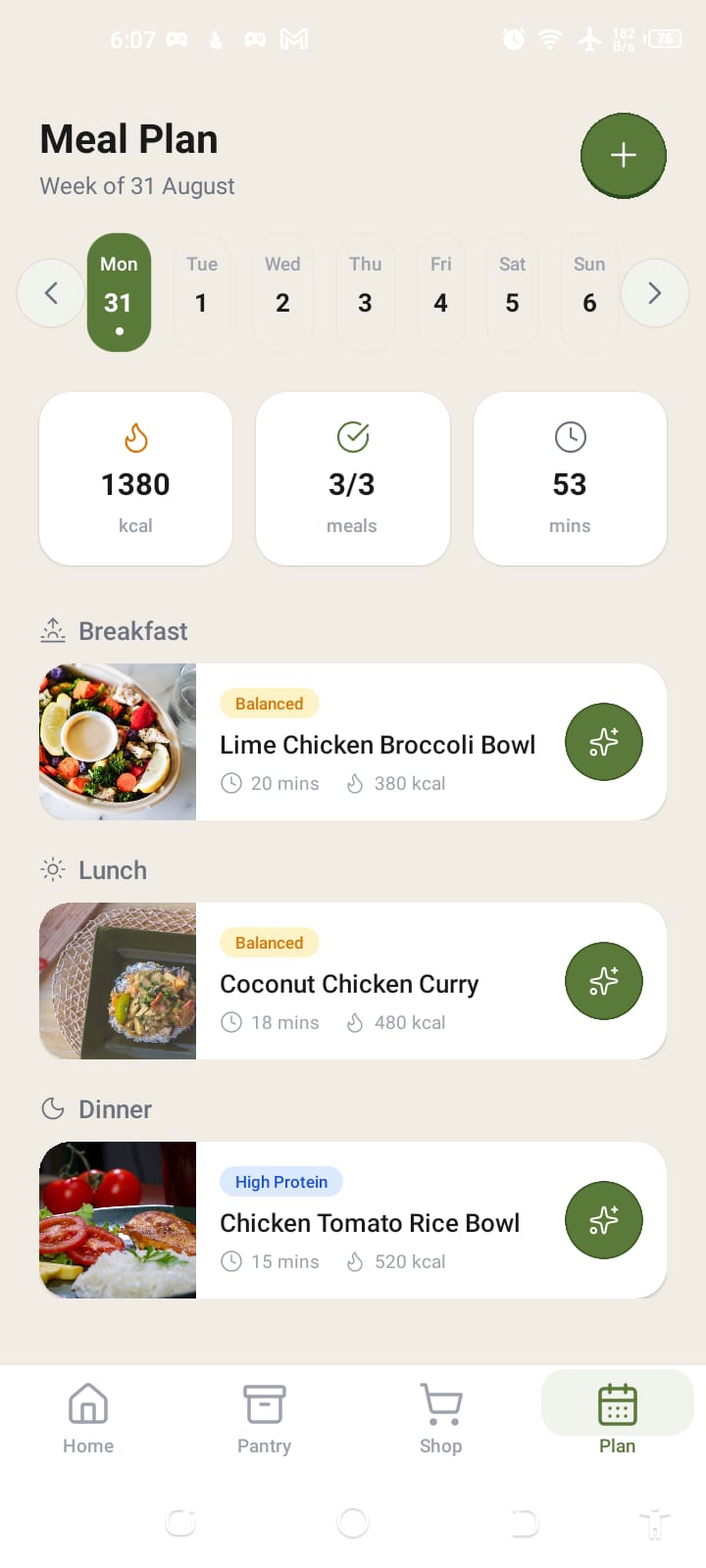 Weekly Meal Planner
